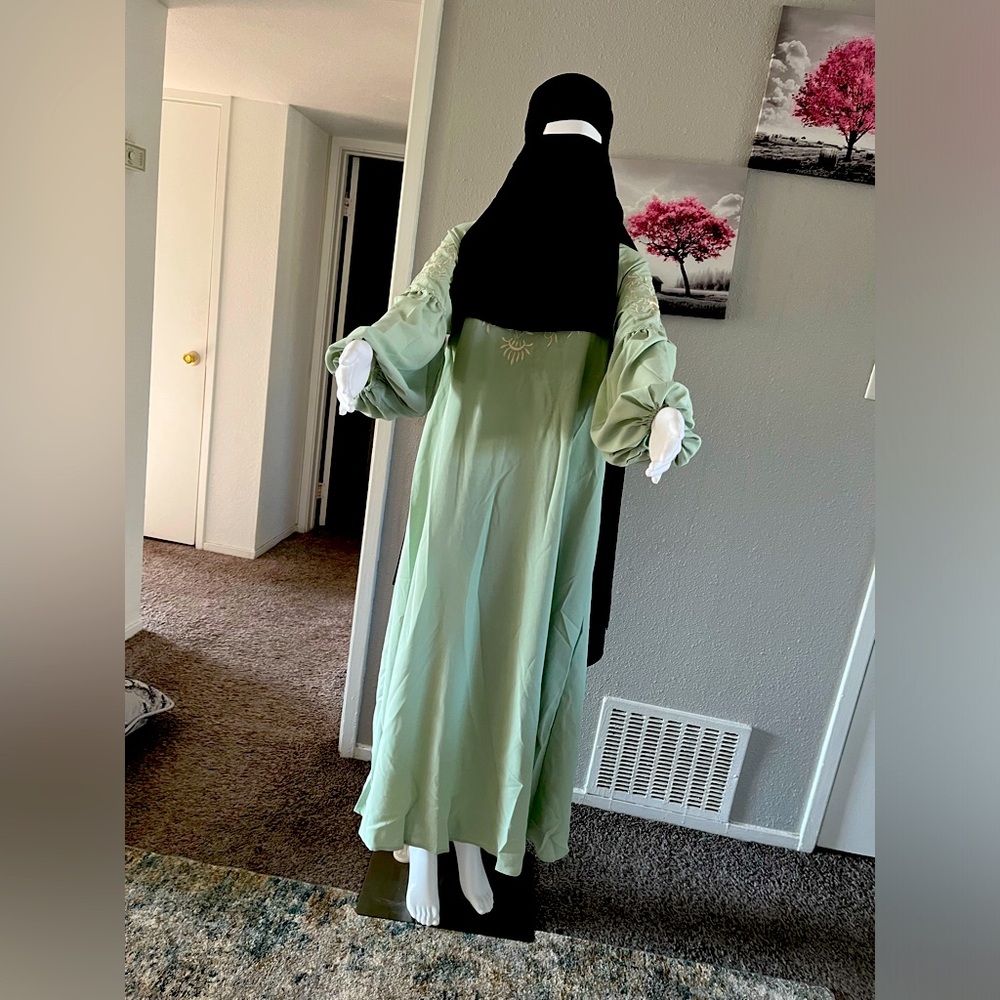 XL scarf with niqab and dress